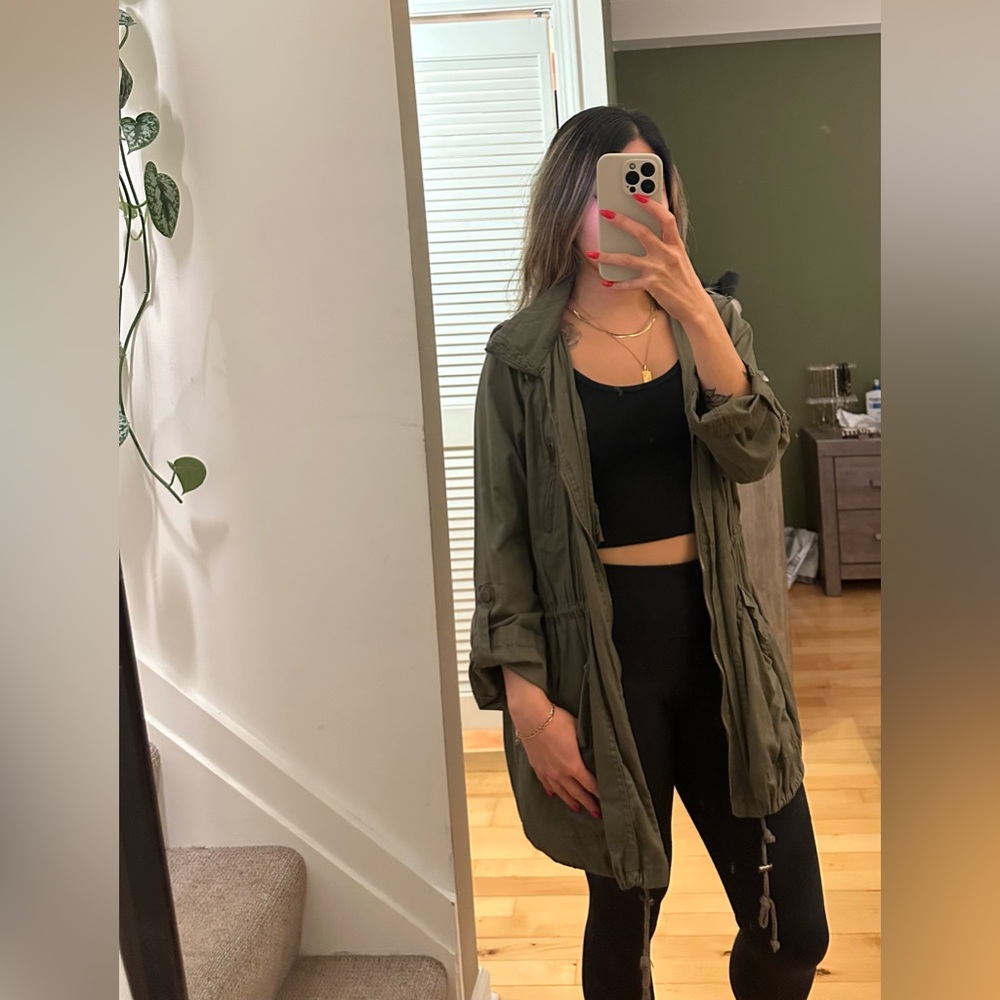 Army Green Forever 21 Jacket- Size S